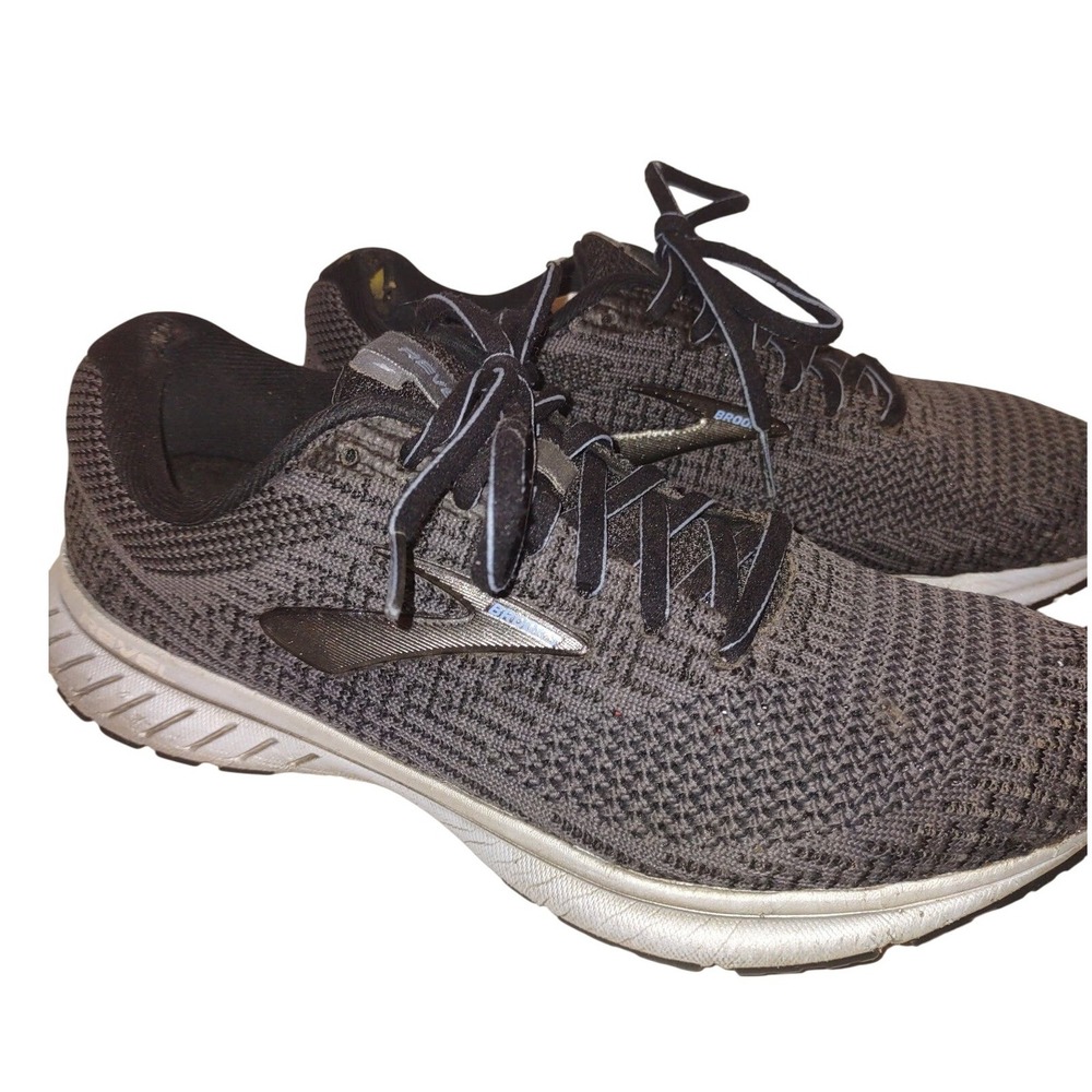 Brooks Revel 3 Womens Running Shoes Black Grey Knit 1203021B032 Size 9.5 B - Picture 2 of 9